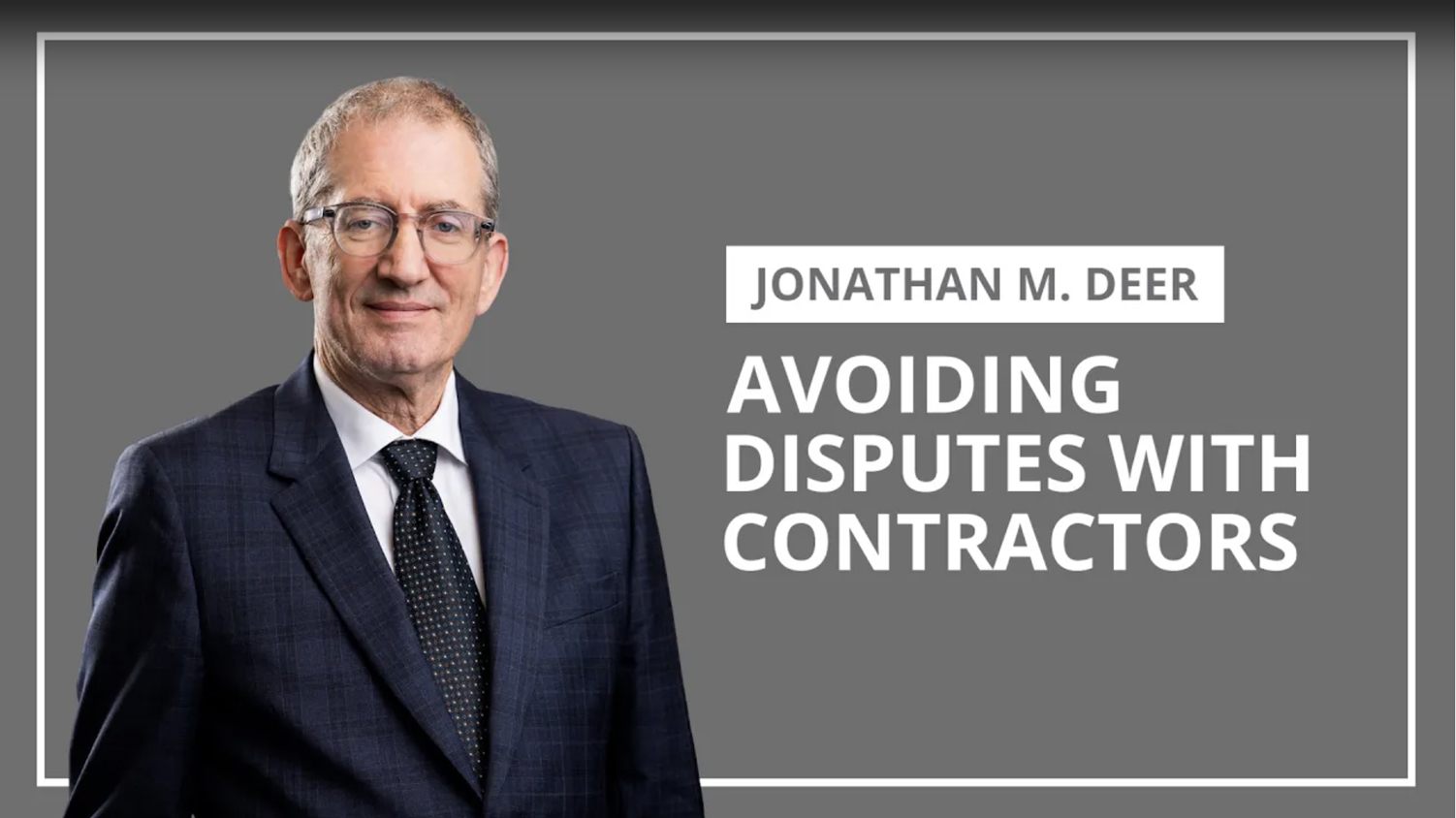 Avoiding Contractor Disputes