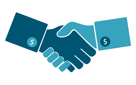 Commercial transactions icon